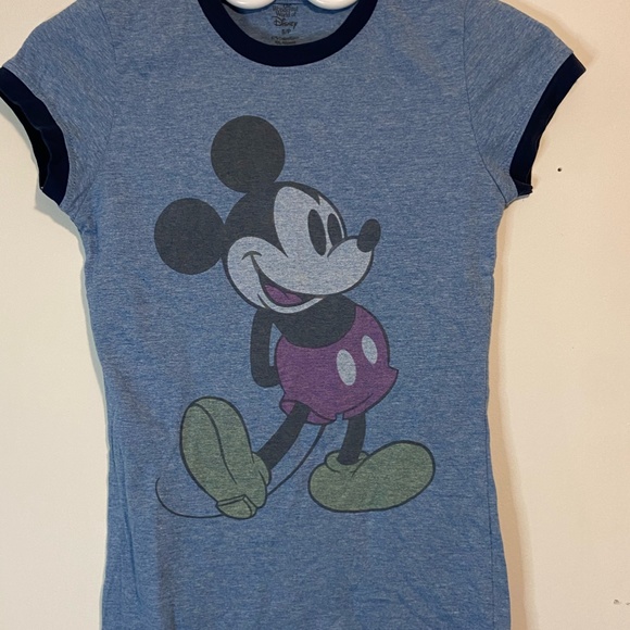 Blue Mickey Mouse Disney T-Shirt - Picture 4 of 5